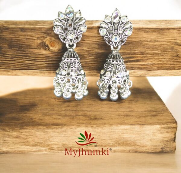 Oxidised Jhumka Earring For Women